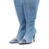 d-venus kb large D-Venus-Wide buty do kolan z dżinsu