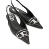 d-venus sb bal Płaskie buty D-Venus-Slingback z nappa leather