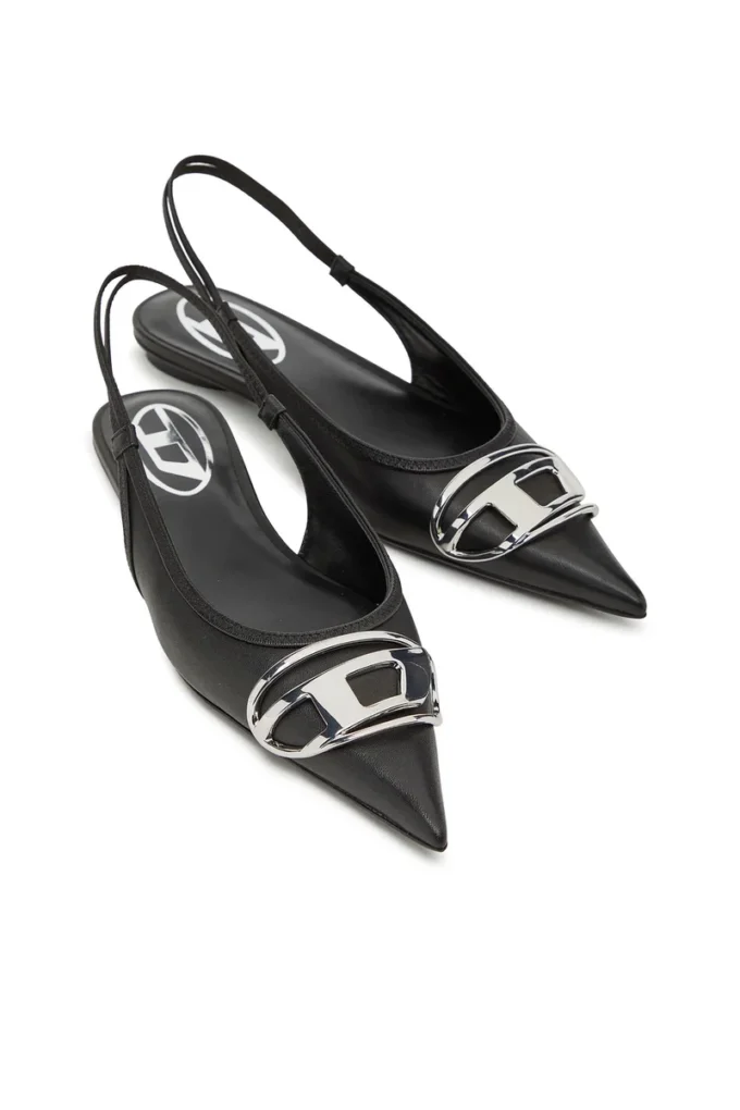 d-venus sb bal Płaskie buty D-Venus-Slingback z nappa leather