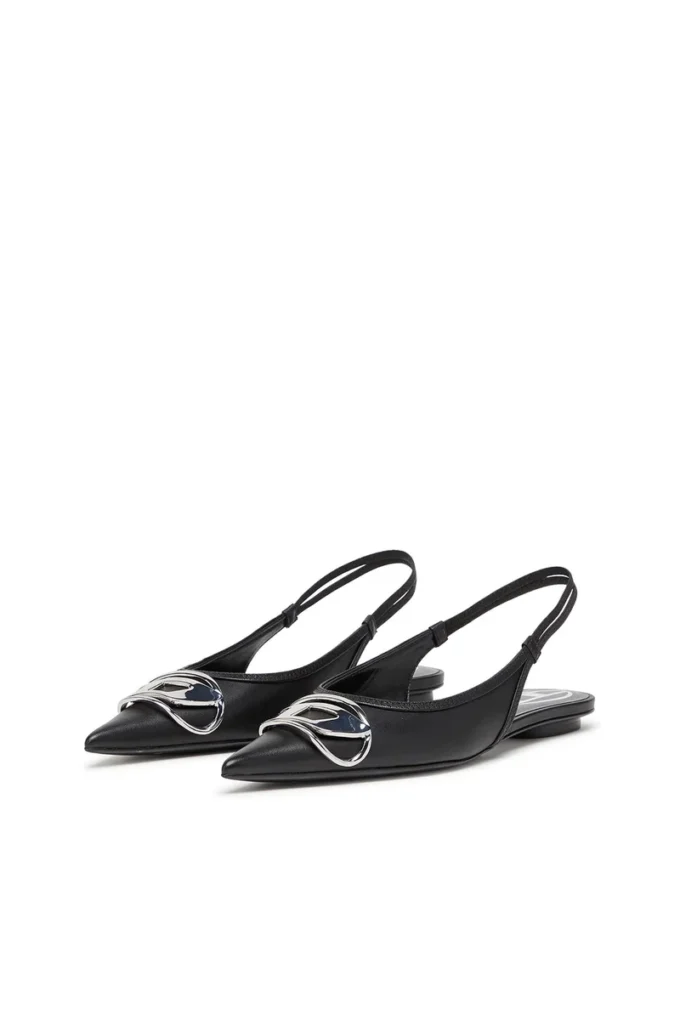 d-venus sb bal Płaskie buty D-Venus-Slingback z nappa leather