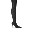 d-venus tbt d D-Venus Tbt D Boots – kozaki za kolano z elastycznego denimu