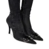 d-venus tbt d D-Venus Tbt D Boots – kozaki za kolano z elastycznego denimu