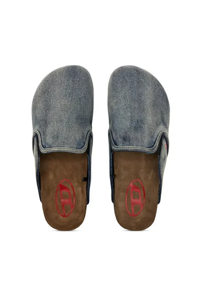 d-woodstock slip-on D-Woodstock-Denim klapki d-woodstock slip-on D-Woodstock-Denim klapki