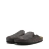 d-woodstock slip-on Klapki D-Woodstock-Clogs z zamszu z efektem spękania d-woodstock slip-on Klapki D-Woodstock-Clogs z zamszu z efektem spękania