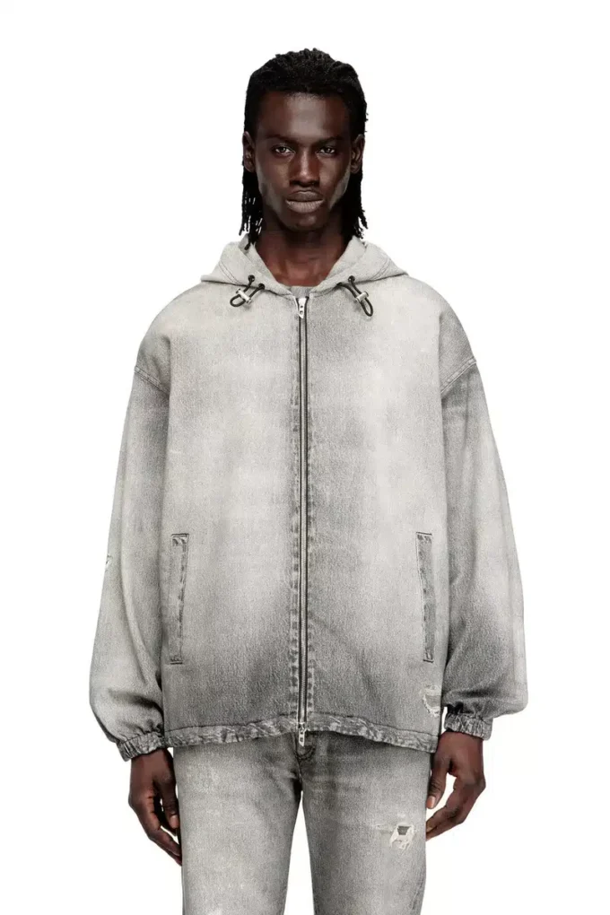 d-wynny jogg Kurtka z kapturem z trompe l’oeil JoggJeans