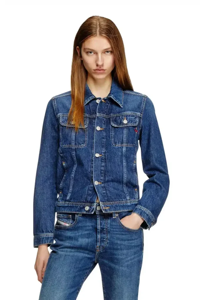 de-bonny Kurtka trucker z dżinsu