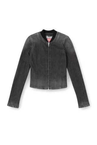 de-gary-d jogg Krótka kurtka z monochromatycznego denimu