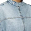de-marge-fse Oversizowa kurtka z kryształowego denimu