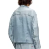 de-marge-fse Oversizowa kurtka z kryształowego denimu