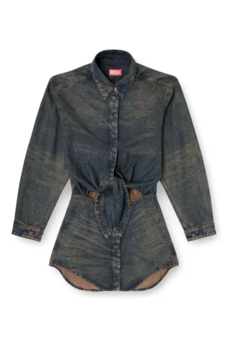 de-susan-s Sukienka z płynnego denimu