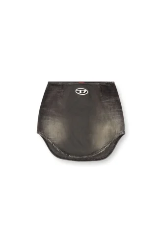 de-vany-s Dżinsowa mini spódniczka z logo Oval D