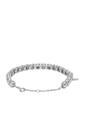 dl1354040 biżuteria ze srebra próby 925 Bransoletka ze srebra próby 925 z diamentowym szlifem