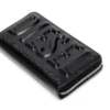 dsl 3d -continental zip l Długi portfel z zamkiem błyskawicznym, wykonany ze skóry z wytłoczonym logo dsl 3d -continental zip l Długi portfel z zamkiem błyskawicznym, wykonany ze skóry z wytłoczonym logo