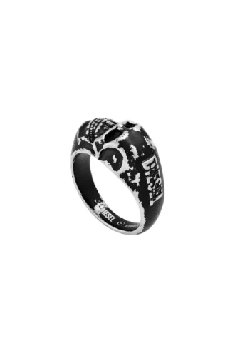 dx1579040 jewel Pierścionek ze stali nierdzewnej z motywem czaszki