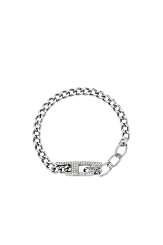 dx1627040 biżuteria Bransoletka ze stali nierdzewnej z łańcuszkiem typu glitz
