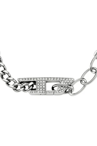 dx1627040 biżuteria Bransoletka ze stali nierdzewnej z łańcuszkiem typu glitz