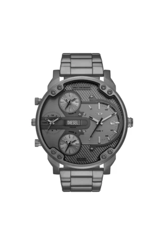 dz7487 Diesel Mr. Daddy Slim Multi Movement Szary zegarek ze stali nierdzewnej