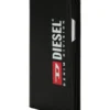 Etui diesel 2 w 1 typu folio do iPhone’a XS i iPhone’a X Czarne skórzane etui z nadrukowanym i wytłoczonym logo, iPhone XS i X