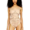 ezzy-utlt Nylonowy body z koronkowym wzorem ezzy-utlt Nylonowy body z koronkowym wzorem