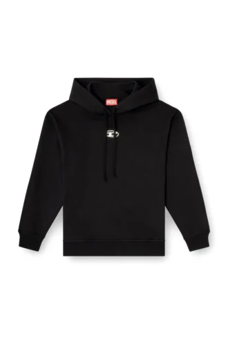 f-buxt-hood-od Bluza z metalicznym logo Oval D