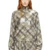 f-erequins Sweter z cekinami w kratę