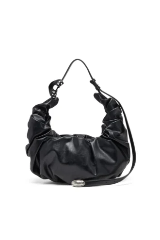 grab-d hobo l Grab-D L – duża torba typu hobo z marszczonej błyszczącej skóry PU