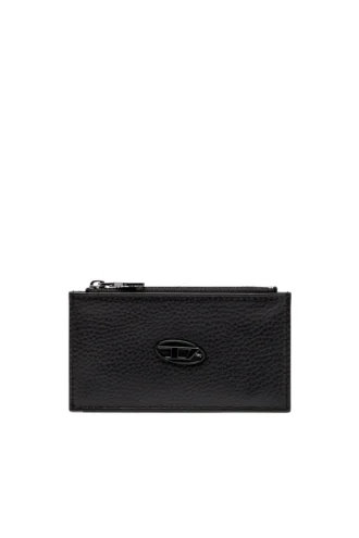 hissu evo card holder iii Płaski portfel na karty z ziarnistej skóry