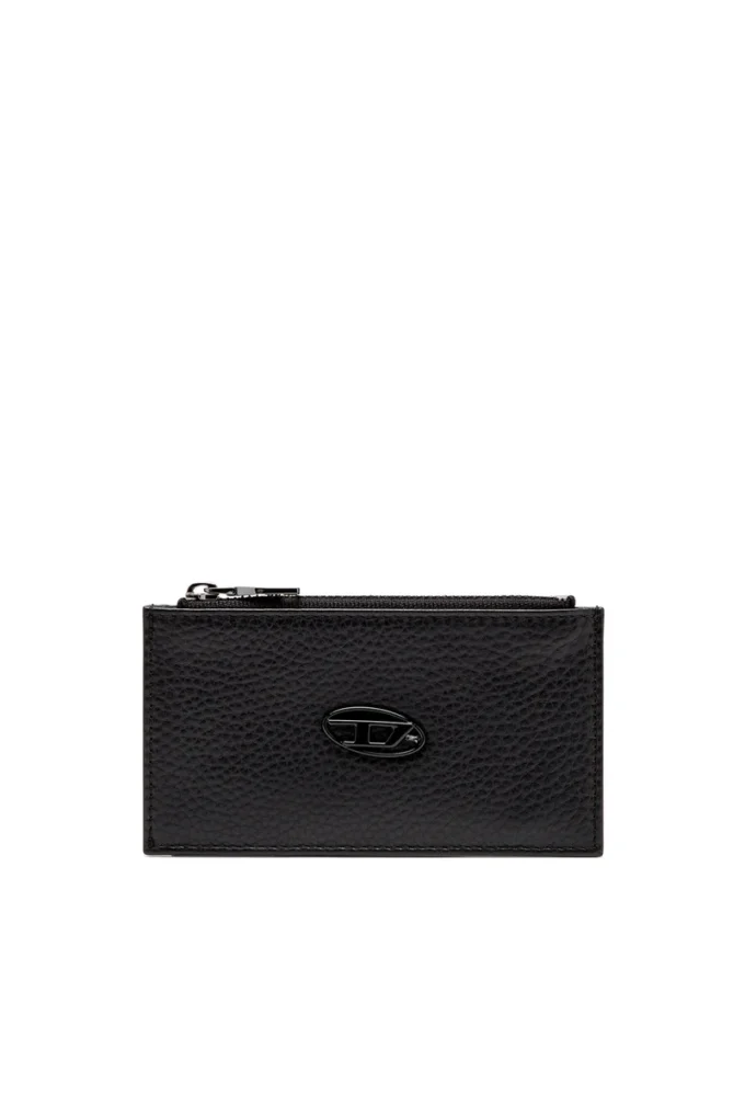 hissu evo card holder iii Płaski portfel na karty z ziarnistej skóry