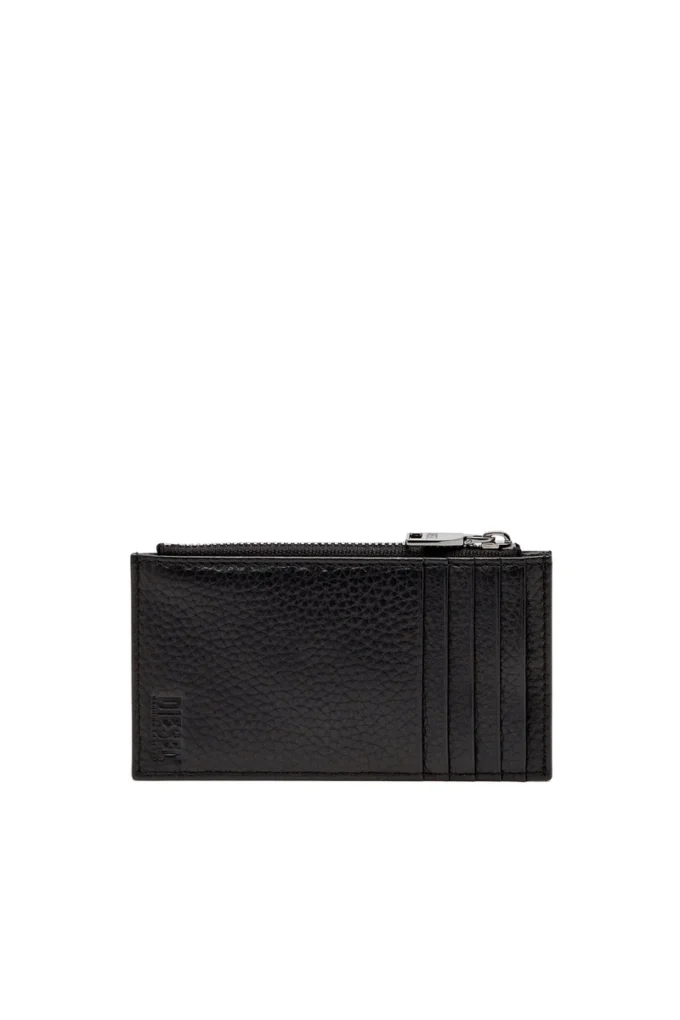 hissu evo card holder iii Płaski portfel na karty z ziarnistej skóry