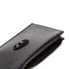 hissu evo card holder iii Płaski portfel na karty z ziarnistej skóry