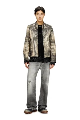 k-maxense Sweter z mieszanki wełny w stylu distressed