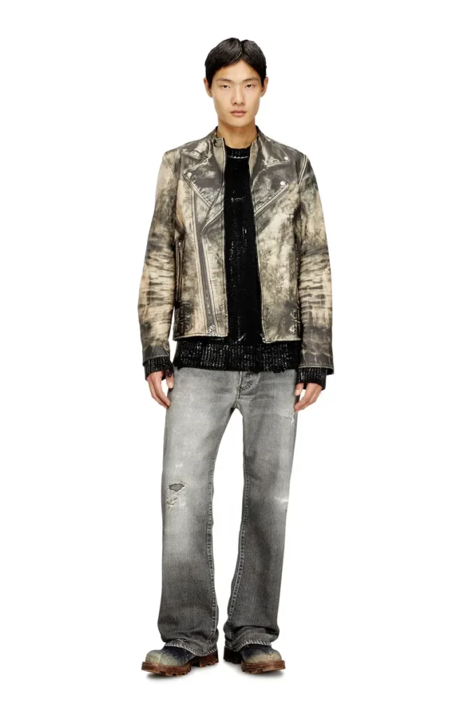 k-maxense Sweter z mieszanki wełny w stylu distressed