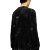k-maxense Sweter z mieszanki wełny w stylu distressed