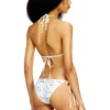 kate-d-core Stanik bikini z nadrukiem graficznym w pepitkę kate-d-core Stanik bikini z nadrukiem graficznym w pepitkę
