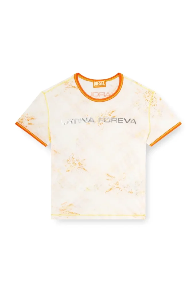 l_tina 4eva tee T-shirt z nadrukiem Latina Foreva
