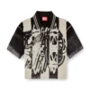 m-oliba-polo Bluzka polo w paski z logo 78