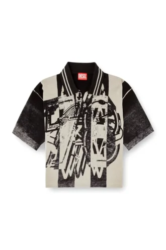 m-oliba-polo Bluzka polo w paski z logo 78