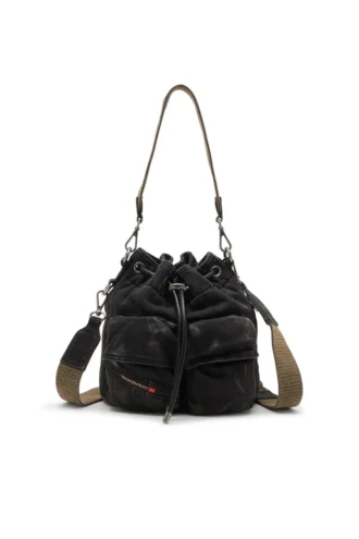multi-pkts bucket x Torba typu bucket Multi-Pkts-Multipocket z pranego denimu