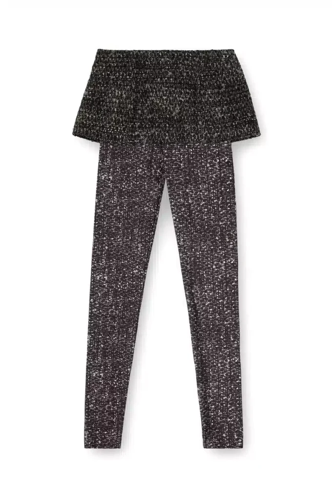 p-hour Spódnica bouclé z legginsami p-hour Spódnica bouclé z legginsami