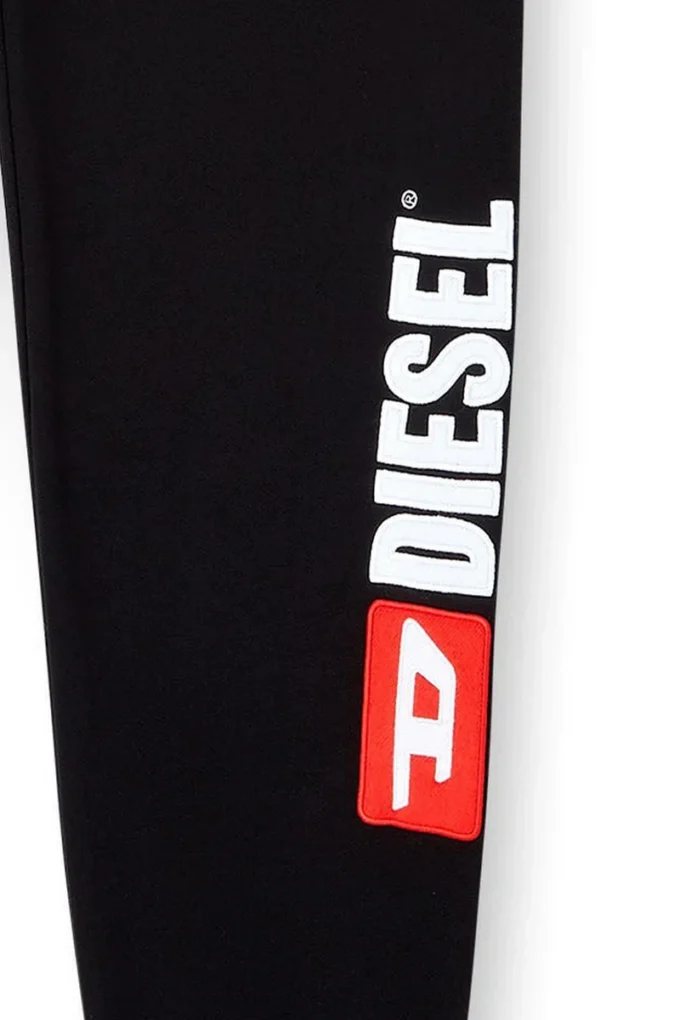 p-marky-div Bawełniane spodnie dresowe z naszywką Diesel