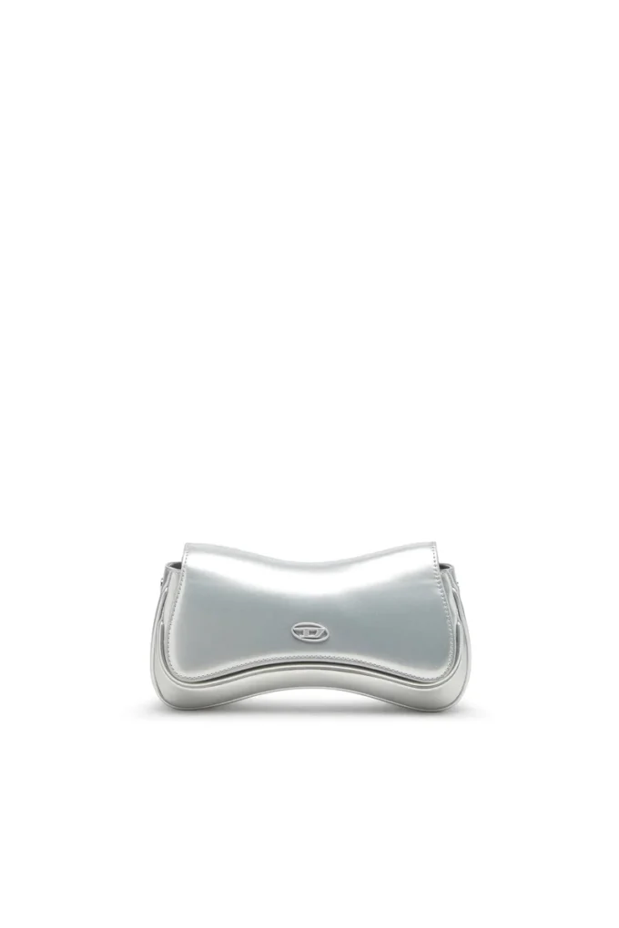 play clutch Torebka Play-Clutch z metalicznego PU