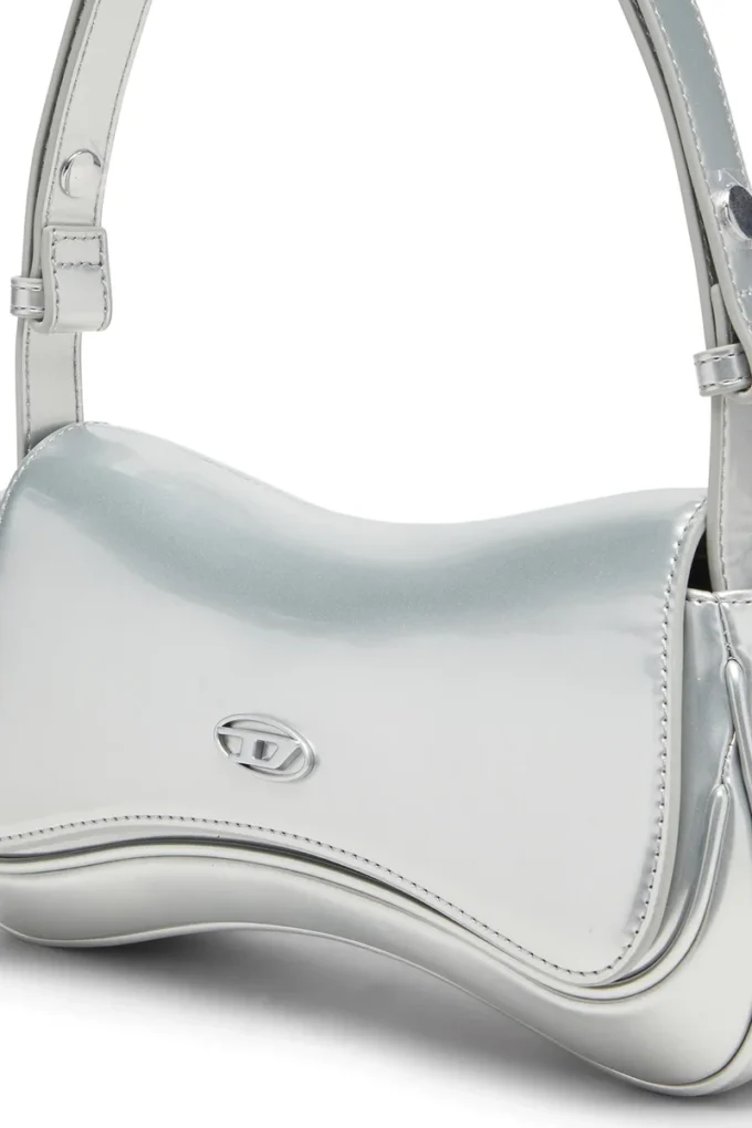 play clutch Torebka Play-Clutch z metalicznego PU