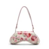 play crossbody Torba na ramię Play z nadrukiem z błyszczącego PU play crossbody Torba na ramię Play z nadrukiem z błyszczącego PU