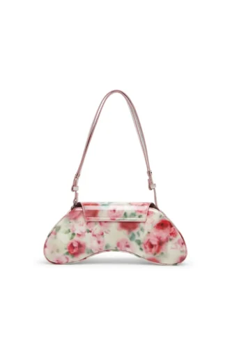 play crossbody Torba na ramię Play z nadrukiem z błyszczącego PU