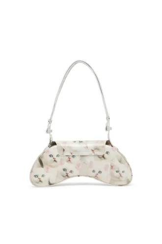 play crossbody Torba na ramię Play z nadrukiem z błyszczącego PU