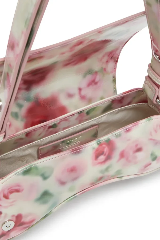 play crossbody Torba na ramię Play z nadrukiem z błyszczącego PU play crossbody Torba na ramię Play z nadrukiem z błyszczącego PU
