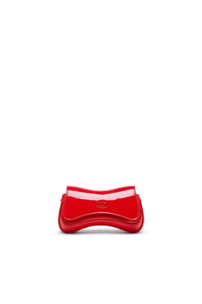 play crossbody xs Mała torebka crossbody Play z błyszczącego PU play crossbody xs Mała torebka crossbody Play z błyszczącego PU