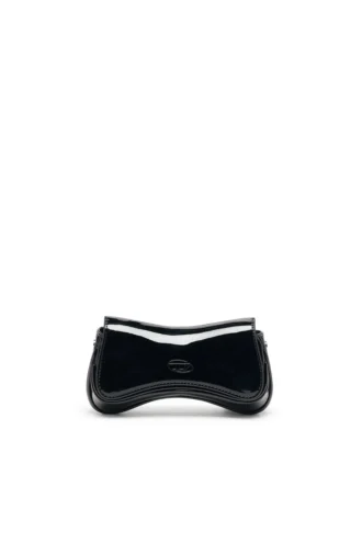 play crossbody xs Mała torebka crossbody Play z błyszczącego PU