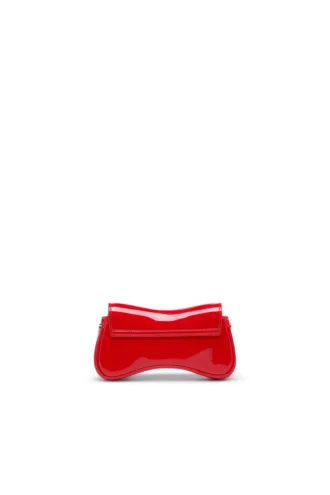 play crossbody xs Mała torebka crossbody Play z błyszczącego PU