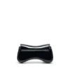 play crossbody xs Mała torebka crossbody Play z błyszczącego PU